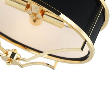 Open Design OR84153 - STESSO Deckenleuchte mit Stange 4xE27/15W/230V Ø 42 cm Gold/Schwarz