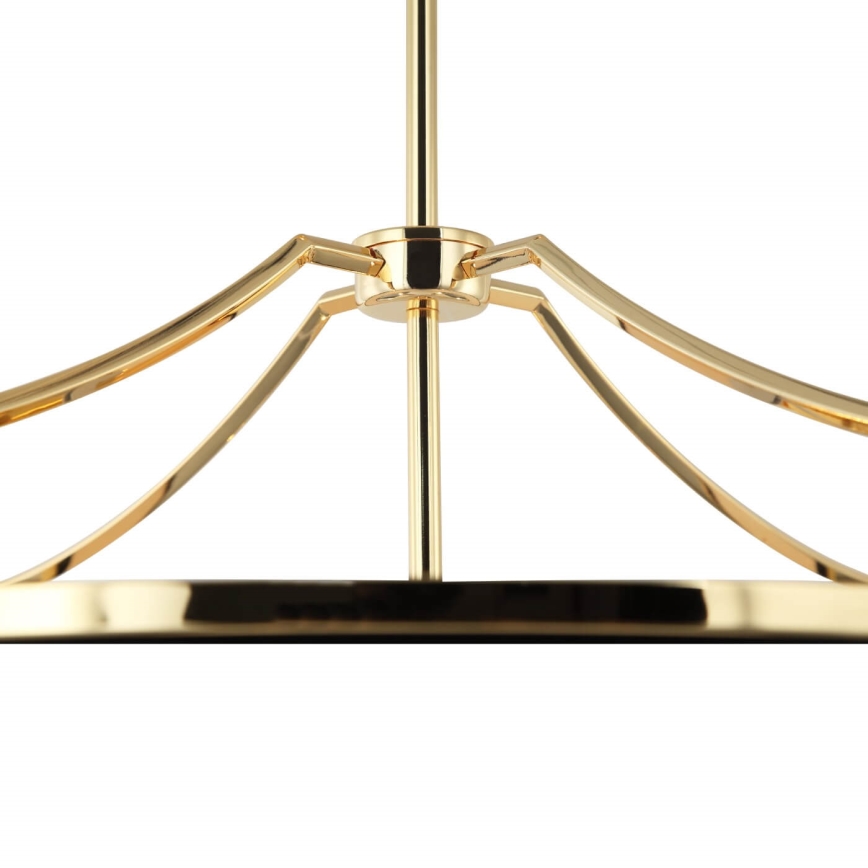 Open Design OR84160 - Lustre sur tige STESSO 4xE27/15W/230V Ø 55 cm doré/noir