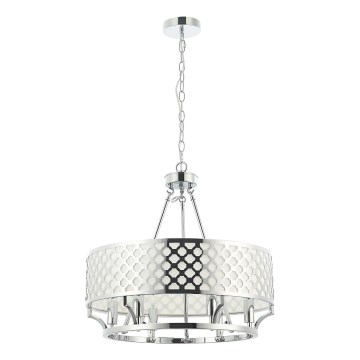 Open Design OR84375 - Suspension à chaîne VERNO 6xE14/12W/230V Ø 55 cm chromé brillant