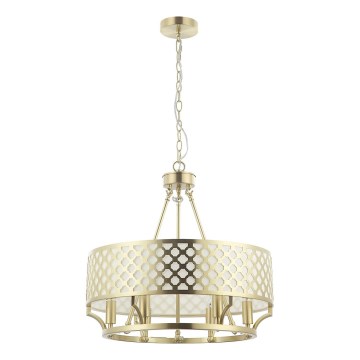 Open Design OR84382 - Kronleuchter an Kette VERNO 6xE14/12W/230V, Ø 55 cm, Messing