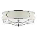 Open Design OR84429 - Plafoniera STESSO 6xE27/12W/230V Ø 85 cm cromo lucido/bianco