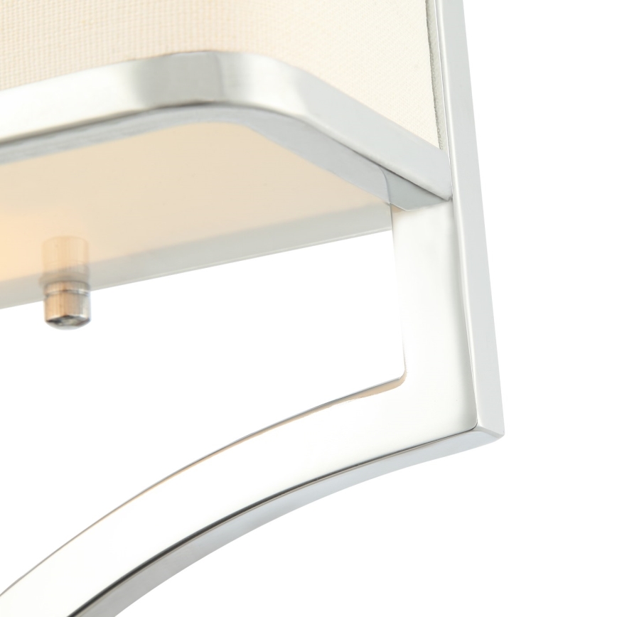 Open Design OR84504 - Wandleuchte GERDO 2xE14/12W/230V glänzender Chrom/Weiß