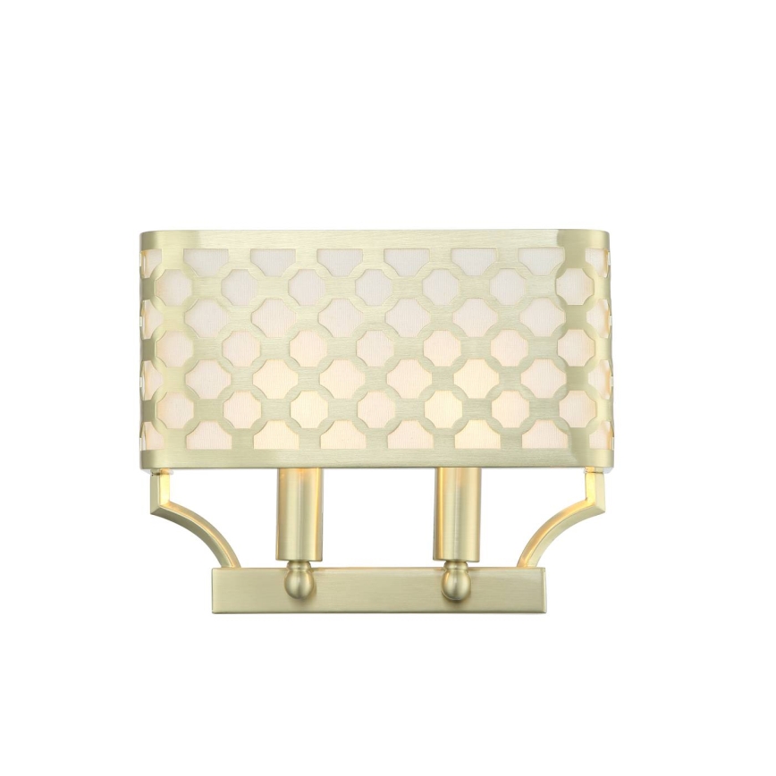 Open Design OR84603 - Applique murale VERNO 2xE14/12W/230V laiton