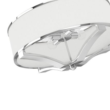Open Design OR84801 - Lampadario a stelo GERDO 4xE27/12W/230V cromo lucido/bianco