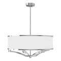 Open Design OR84801 - Lustre sur tige GERDO 4xE27/12W/230V chrome brillant/blanc
