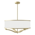 Open Design OR84818 - Lampadario a stelo GERDO 4xE27/12W/230V ottone/bianco