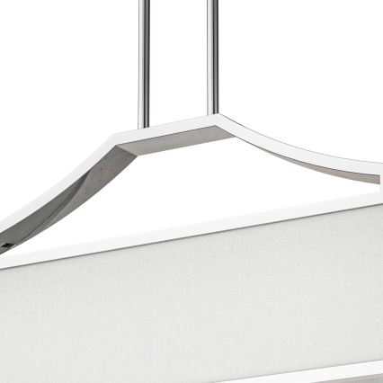 Open Design OR84849 - Lampadario a stelo GERDO OVALE 6xE14/12W/230V cromo lucido/bianco