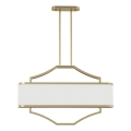 Open Design OR84856 - Lampadario a stelo GERDO OVALE 6xE14/12W/230V ottone/bianco