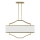 Open Design OR84856 - Suspension sur tige GERDO OVALE 6xE14/12W/230V laiton/blanc