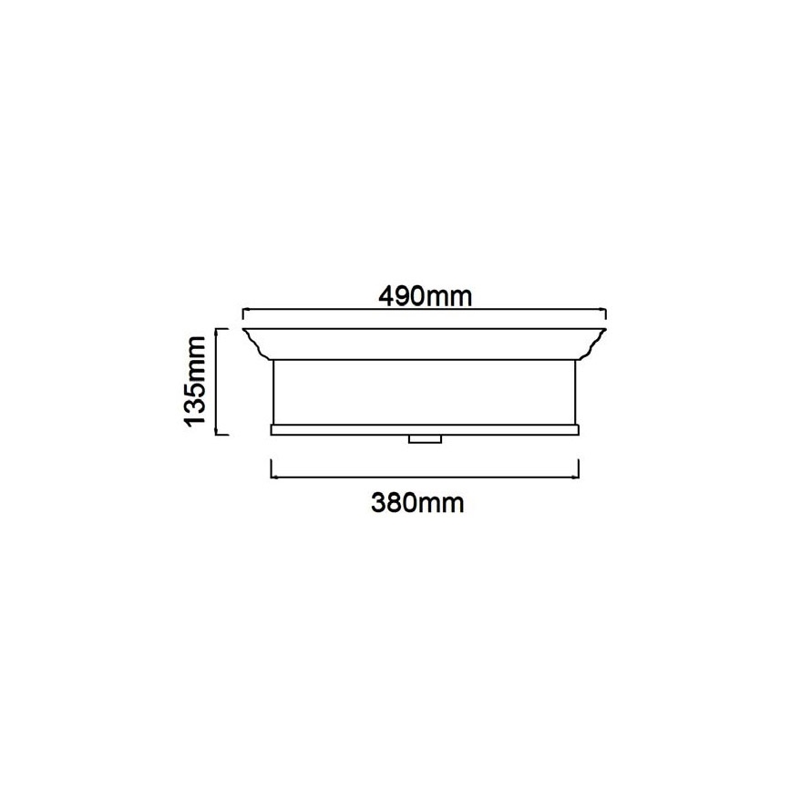 Open Design OR84900 - Plafoniera FAMBURO 4xE14/12W/230V Ø 38 cm dorata