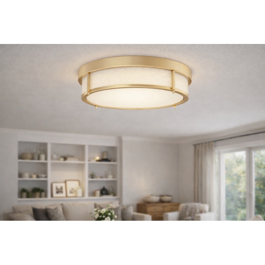 Open Design OR84955 - Plafonnier ROMI 3xE14/12W/230V, Ø 40 cm, laiton
