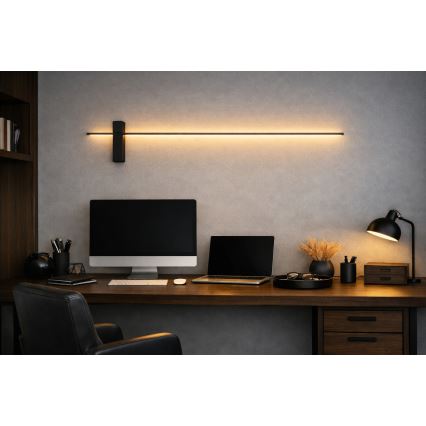 Open Design OR85051 - Lampada da parete BENE LED/10,5W/230V 100 cm nero