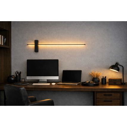 Open Design OR85068 - Applique da parete LED BENE, 7W/230V, 62 cm, nera