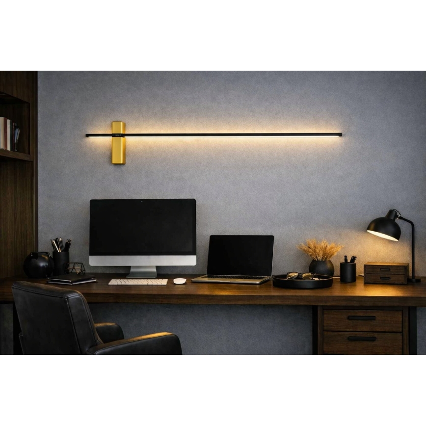 Open Design OR85075 - Applique murale LED BENE, 10,5 W, 230 V, 100 cm, dorée
