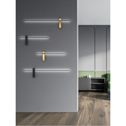 Open Design OR85075 - Applique murale LED BENE, 10,5 W, 230 V, 100 cm, dorée