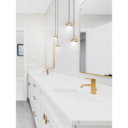 Open Design OR85099 - Lampada a sospensione LED su cavo BOLICINA LED/5W/230V, dorata