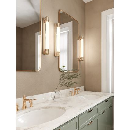 Open Design OR85259 - Éclairage LED pour miroir de salle de bains OMI, 13 W / 230 V, 58 cm, IP44, laiton