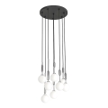 Open Design OR85327 - Lampadario sospeso a cavo ERO 8xG9/8W/230V cromato lucido