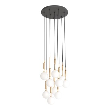 Open Design OR85365 - Lampadario a sospensione su cavo ERO 10xG9/8W/230V dorato