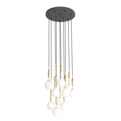 Open Design OR85365 - Lampadario a sospensione su cavo ERO 10xG9/8W/230V dorato