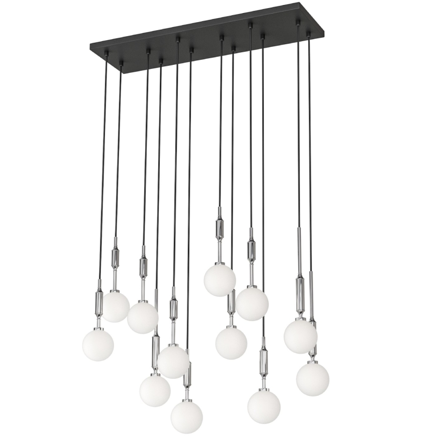 Open Design OR85440 - Lampadario sospeso con cavo ERO 12xG9/8W/230V cromo lucido