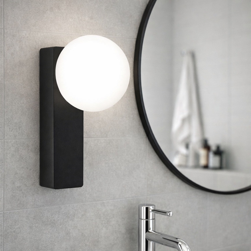 Open Design OR85556 - Applique murale pour salle de bains BOLETTA 1xG9/8W/230V IP44 noire