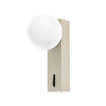 Open Design OR85587 - Applique murale BOLETTA 1xG9/8W/230V beige