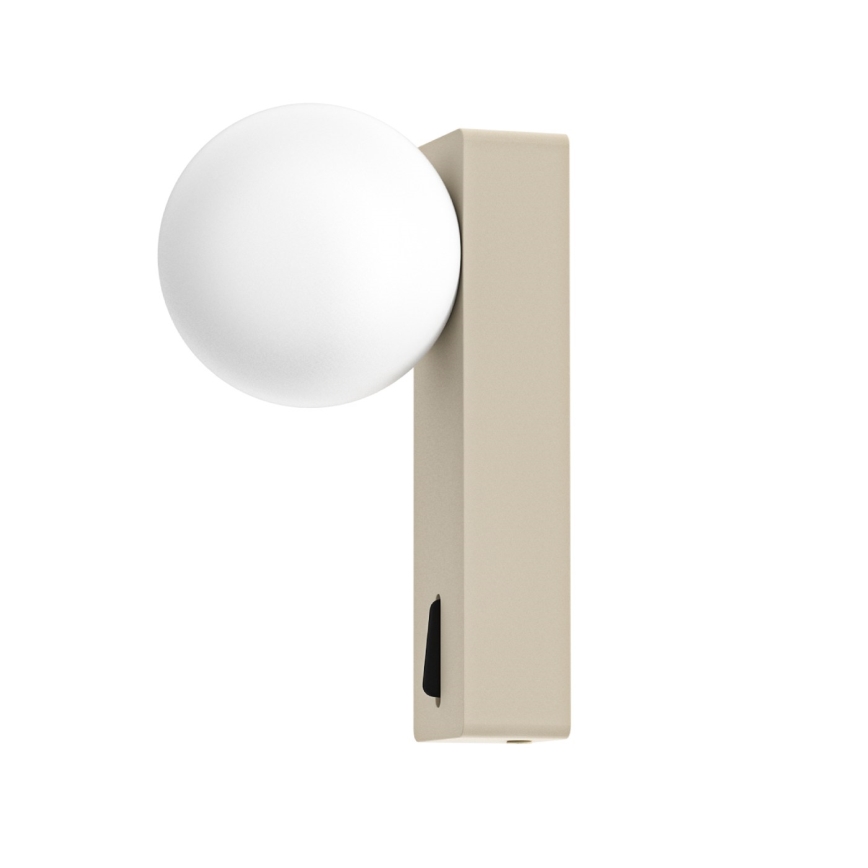 Open Design OR85587 - Applique murale BOLETTA 1xG9/8W/230V beige