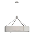 Open Design OR85655 - Lampadario a stelo DORETTO 6xE27/15W/230V Ø 70 cm cromo opaco/bianco