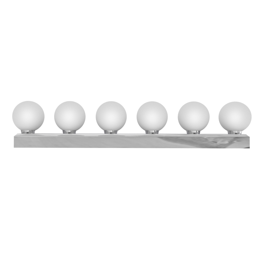 Open Design OR85693 - Badezimmer-Wandleuchte MERINO 6xG9/8W/230V 61 cm IP44 glänzender Chrom