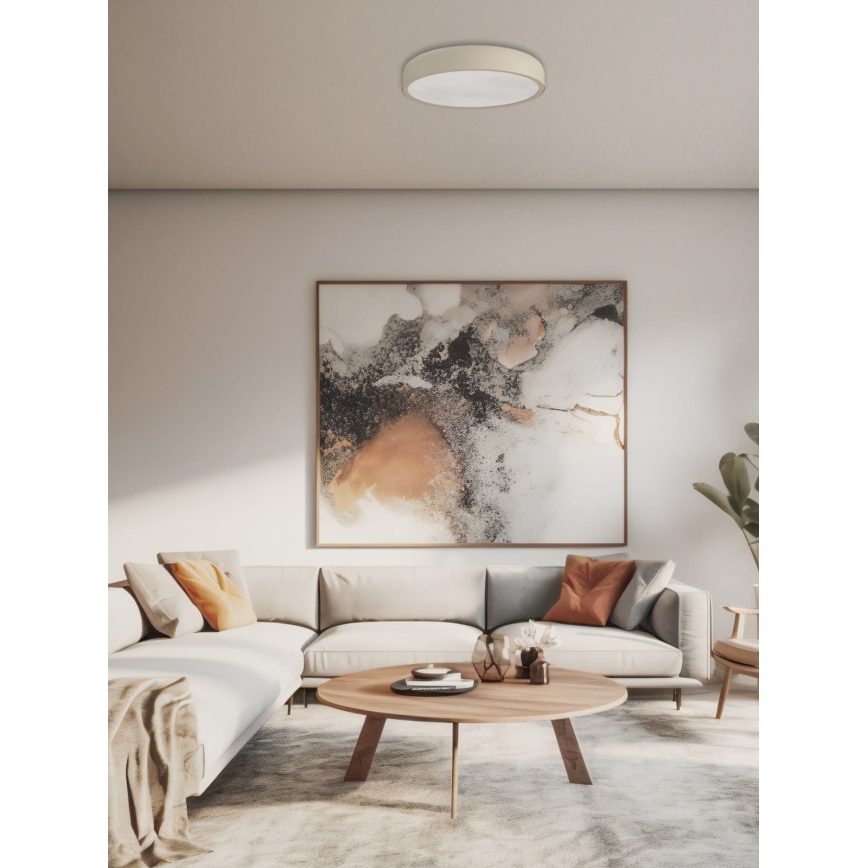Open Design OR85938 - Plafoniera LED CEDRONE LED/14W/230V 3000/4500/6500K diam. 22 cm beige