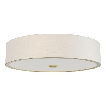 Open Design OR86034 - Plafoniera ZALINDRO 6xE27/15W/230V Ø 74,5 cm bianco/ottone