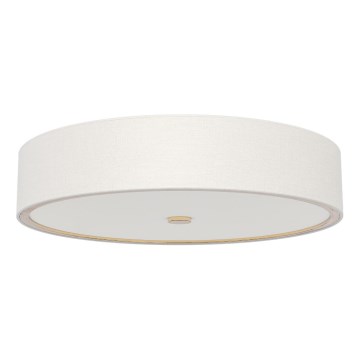 Open Design OR86058 - Plafoniera ZALINDRO 6xE27/15W/230V Ø 74,5 cm bianco/oro