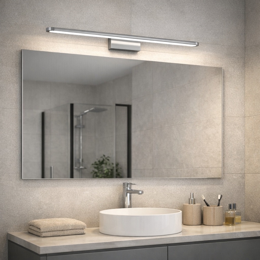 Open Design OR86157 - Éclairage LED pour miroir de salle de bains LUCE LED/12W/230V 3000/4500/6500K 91,5 cm IP44 chrome brillant