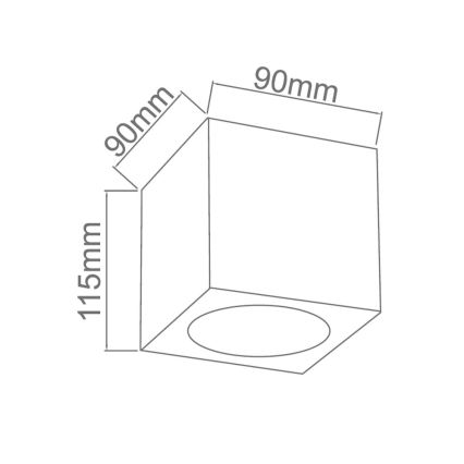 Open Design OR86188 - Spotleuchte CUBO 1xG9/8W/230V klar/Roségold