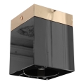 Open Design OR86300 - Faretto CUBO 1xG9/8W/230V nero/oro rosa