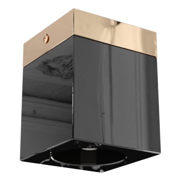 Open Design OR86300 - Spot CUBO 1xG9/8W/230V noir/or rose