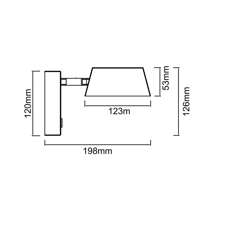 Open Design OR86539 - LED-Wandleuchte TIMO LED/6W/230V 3000/4500/6500K Messing