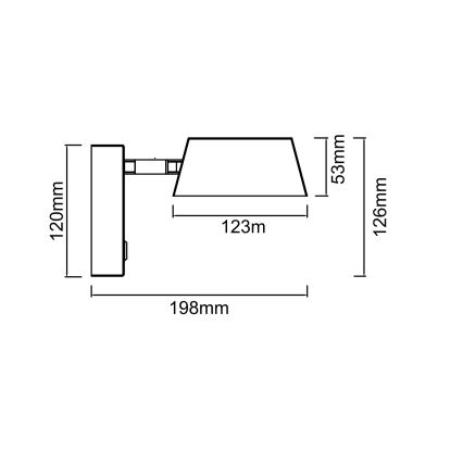 Open Design OR86546 - Applique murale LED TIMO LED/6W/230V 3000/4500/6500K beige