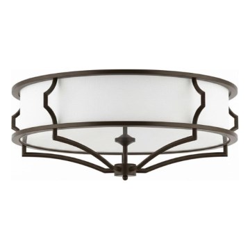 Open Design OR86607 - Plafoniera STESSO 4xE27/12W/230V Ø 65 cm marrone
