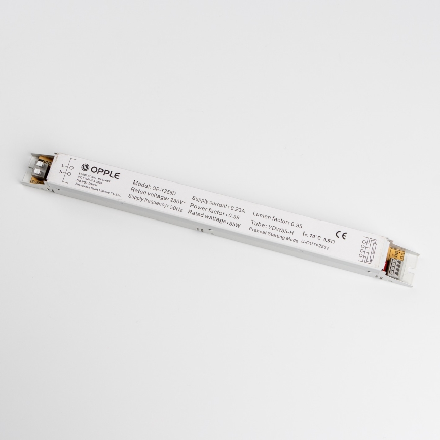 OPPLE 03309 - Ballast électrique pour tube fluorescent PLH V2.0 55W YZ 55D