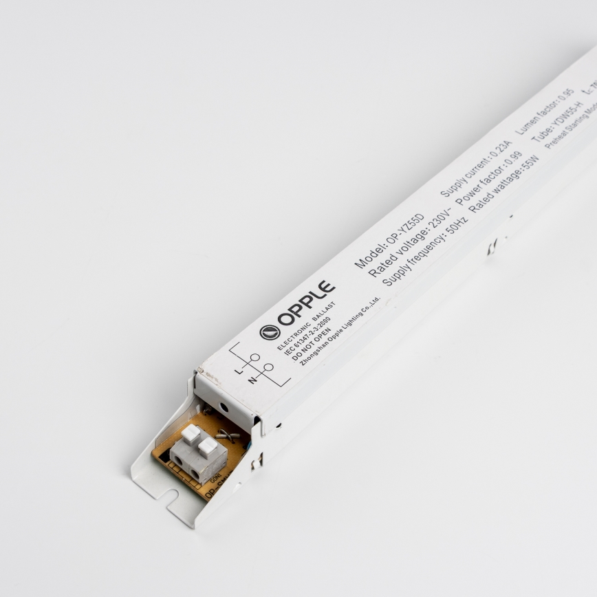 OPPLE 03309 - Ballast électrique pour tube fluorescent PLH V2.0 55W YZ 55D