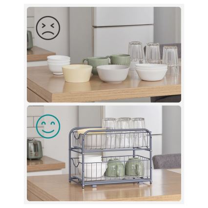 Organisateur de rangement pour la maison MARGE gris