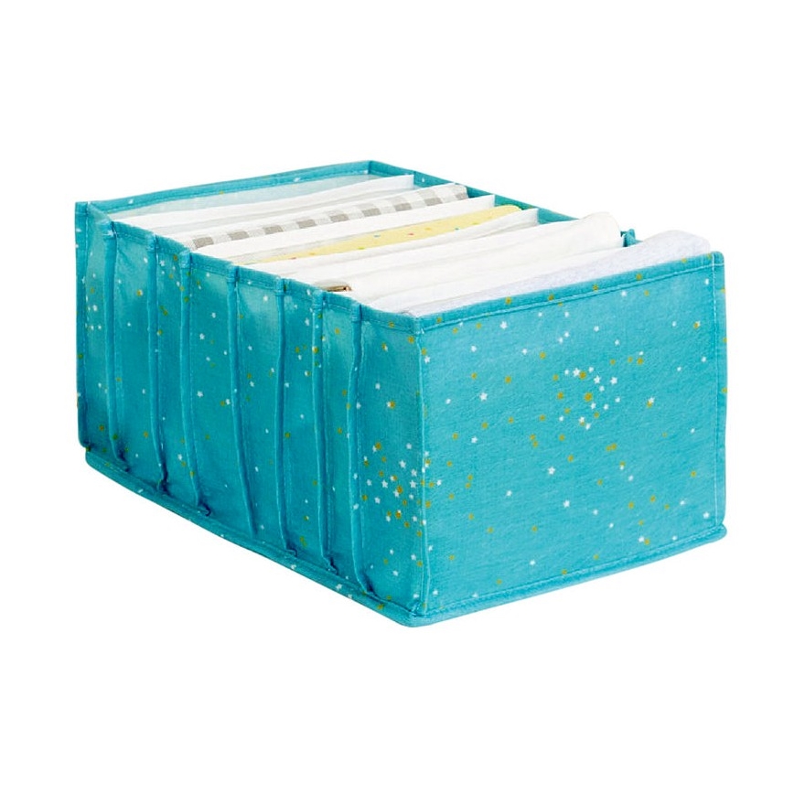 Organizzatore per armadi 40x15x14 cm turchese