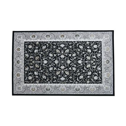 Orientalischer Teppich GRECE 120x170 cm 2150 g/m2 schwarz/grau/weiß