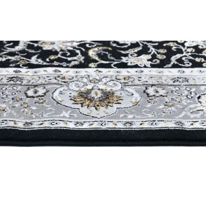 Orientalischer Teppich GRECE 120x170 cm 2150 g/m2 schwarz/grau/weiß