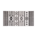 Orientalischer Teppich NEPAL 80 x 153 cm grau/weiß