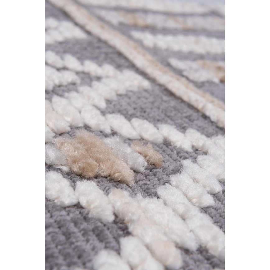 Orientalischer Teppich NEPAL 80x153 cm grau