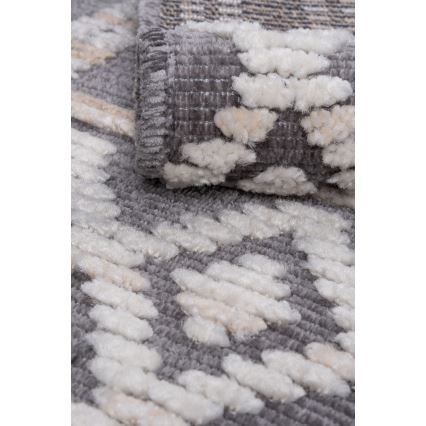 Orientalischer Teppich NEPAL 80x153 cm grau