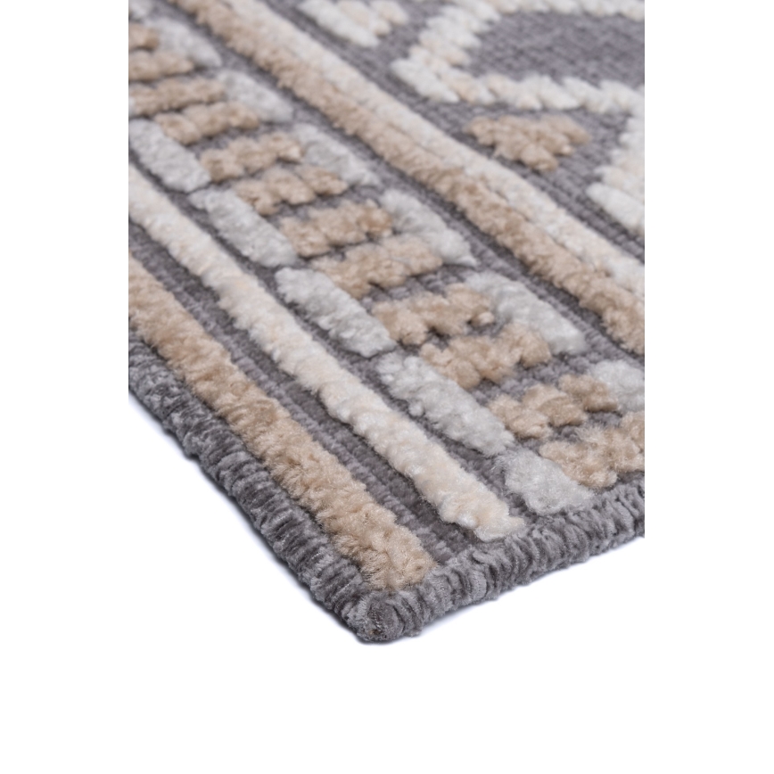 Orientalischer Teppich NEPAL 80x153 cm grau